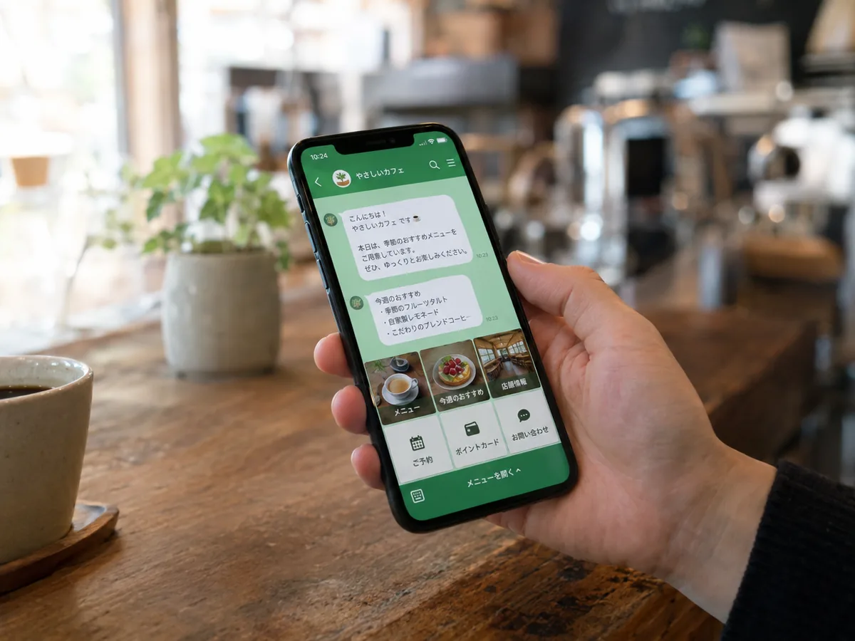予約と問い合わせの窓口になるLINE公式アカウントの構築例